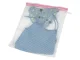 Mesh Laundry Bag for Delicates with Zipper 30x40cm, White