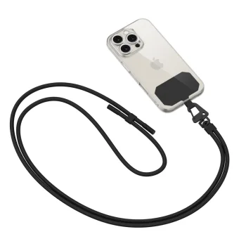 Tech-Protect C5S Rope Crossbody Universal Phone Strap, Black