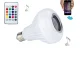 RGB LED Bulb E27 with Bluetooth Speaker and Remote Control