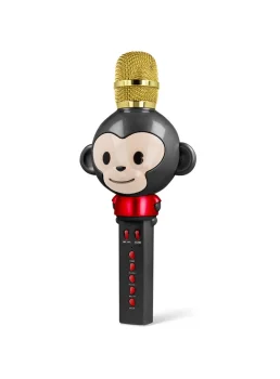Maxlife Animal MX-100 Bluetooth Karaoke Microphone, Black