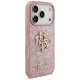 Guess Fixed Glitter Big 4G Case for iPhone 17 Pro / 18 Pro, Pink