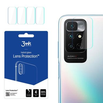 Xiaomi Redmi Note 11 4G 3MK Lens Protection Back Camera Hybrid Glass Protector, 4 pcs.