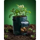Plonos 496400 Vegetable Grow Bag with Window, 43.3L