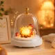 LED Night Light with Music and Campfire Motif