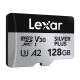 Lexar High-Performance Silver Plus microSDXC 128GB Memory Card + SD Adapter