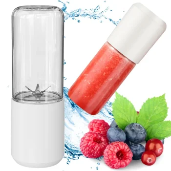 Wireless Mini Smoothie Blender, 150W, 400ml, White