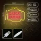 Neolia NNE21 CHECK ENGINE Plexi LED Neon Sign, Yellow-Red