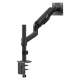 Ergo Office ER-691 B Monitor Desk Mount with Gas Spring, 17\"-32\", 1-10kg, Black