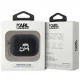 Karl Lagerfeld Monogram Karl & Choupette Head Case for AirPods Pro 2, Black