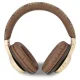 Belaidės uždedamosios ausinės Guess 4G Script GUBH604GEMW, Bluetooth 5.3, ruda