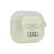Audi IML Geometric Pattern AirPods 3 Case, White