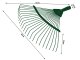 Metal Garden Rake For Grass Leaves, 36 cm