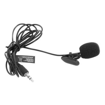Esperanza EH178 Clip-on lapel microphone, 3,5 mm