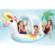 Inflatable Kids Pool with Canopy Intex Unicorn 58435, 254x132x109 cm