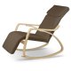 Sofotel Suzi Rocking Lounge Chair with Adjustable Footrest, Brown