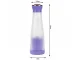 Portable Wireless Smoothie Blender with USB Charging, 400ml, Purple