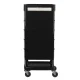 Gabbiano FT65 Hairdressing Trolley, Black/White