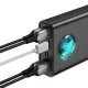 Baseus Amblight Portable Powerbank with Display 30000mAh, (QC3.0, PD, 3A, 65W), Black