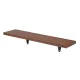Maclean MC-331 Wall Shelves, 6 pcs, Walnut
