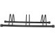 Bike rack for 3 bicycles, black