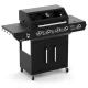 Gas Grill 4+1 17kW Kaminer Varen 5.0 Cast Iron Grate, Black