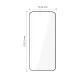 Tempered Glass Screen Protector Tech-Protect Glass Fit+ 2-Pack for Xiaomi Poco F8 Pro Ultra, Black