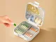 Pill and Vitamin Organizer, 7 Compartments, Travel Box