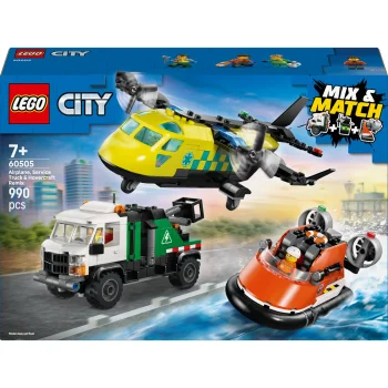 LEGO City 60505 Airplane, Service Truck & Hovercraft Remix