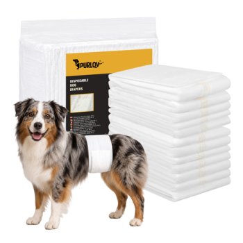 Purlov Disposable Dog Diapers M-L (12 pcs)