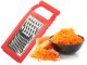 Flat Vegetable Grater with 3 Blades, 23 cm