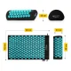 4FIZJO Acupressure Mat with Pillow and Bag, Blue-Black