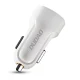 Dudao R7 Car Charger 2x USB 2.4A with 3-in-1 Cable, White