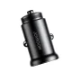 Joyroom JR-CCN06 30W Metal Mini Car Charger 2x USB-C, Black