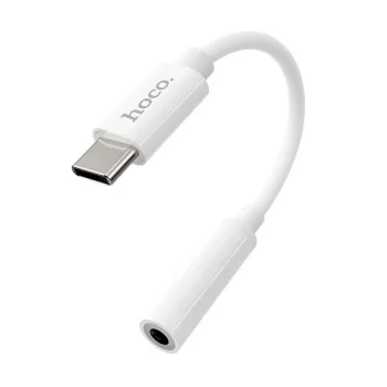 Audio Adapter HOCO LS30 USB Type-C to AUX 3.5mm, White