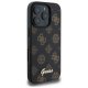 Guess Peony Script MagSafe iPhone 16 Pro Max vāciņš - melns | Case Black