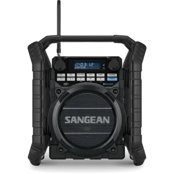 Sangean U-4 DBT+ (Utility 40) Jobsite Radio, DAB+/FM/Bluetooth, Black