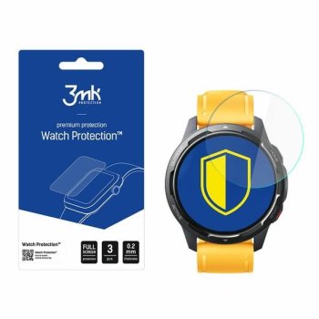 Xiaomi Watch S1 Active 3MK Hybrid Flexible Glass Tempered Watch Screen Protector, 3 pcs.