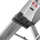 Hailo Master D80 Double-Sided Folding Step Stool, 2 x 3 Steps