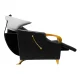 Gabbiano C019G Hairdressing Wash Unit Black-Gold