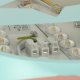 LUMELA dimmable LED ceiling lamp for kids room with remote, airplane design