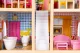 ECOTOYS Wooden Dollhouse 3-Story Mansion with 14 Furniture Pieces