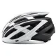 Wozinsky MTB Bike Helmet with USB Rear Light L - Black and White