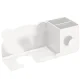 Wall Mounted Hair Dryer Holder with Shelf DA233A, White
