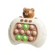 Electronic Pop It Game Maxlife MXPS-100 Bear Sensory Fidget Toy for Kids, beige