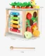 Bakalu Wooden Educational Activity Cube with Xylophone and Sorter
