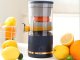 Automatic Citrus Juicer for Oranges and Lemons, Rechargeable with USB-C, Navy Blue