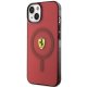 Ferrari iPhone 14 Case Translucent MagSafe, Red