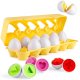 Montessori Shape Matching Egg Sorter Puzzle