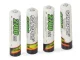 4-Pack AAA R3 Rechargeable Batteries 2700mAh High Capacity