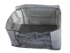 Large Clothes Storage Bag Organizer for Bedding Comforters 60x45x30cm, Gray